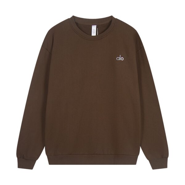 Alo Classic Round Neck Hoodie Coffee OG0801421