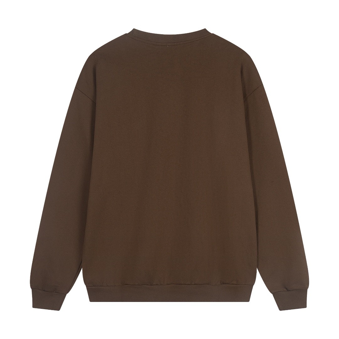 Alo Classic Round Neck Hoodie Coffee OG0801421