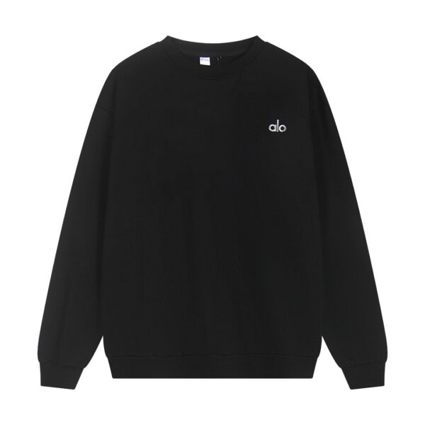 Alo Classic Round Neck Hoodie Black OG0801422