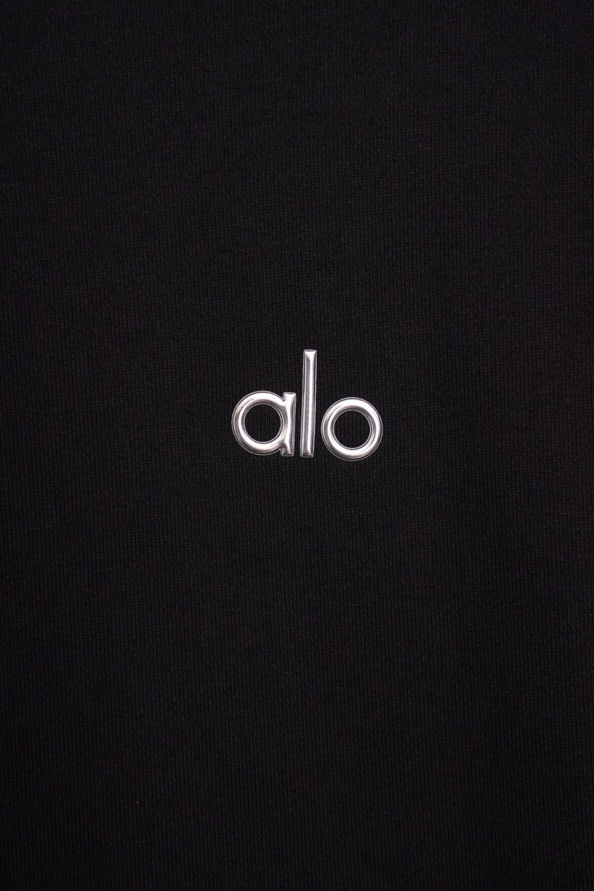 Alo Classic Round Neck Hoodie Black OG0801422