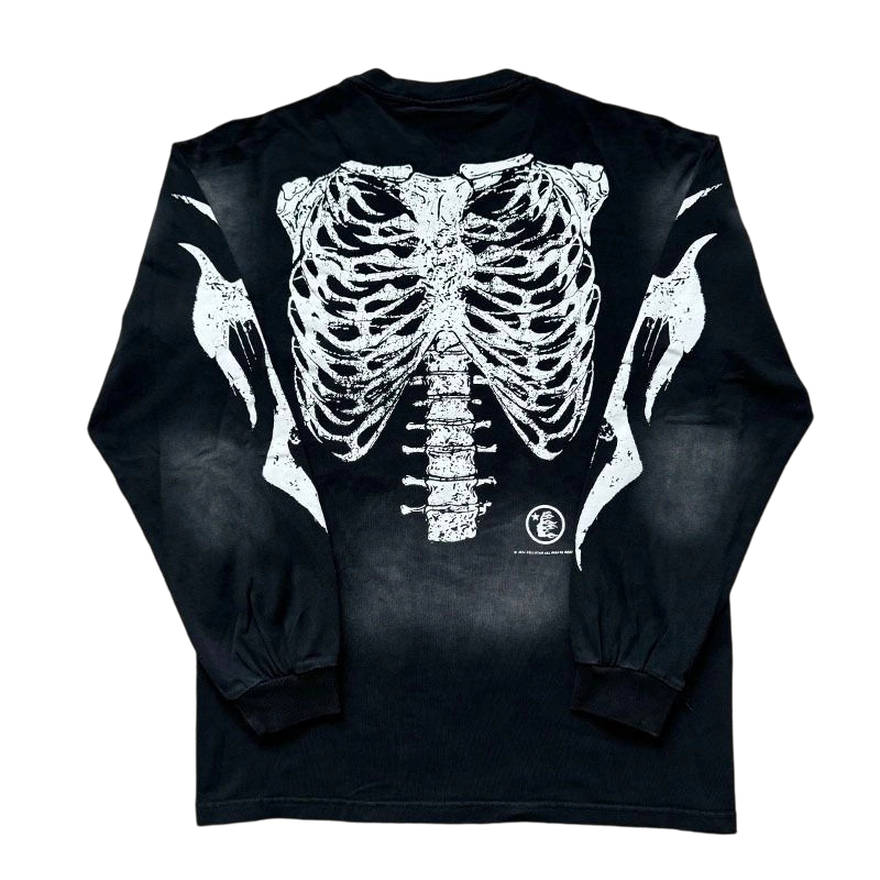 Hellstar Skeleton Long-Sleeve T-Shirt Black OG0803432