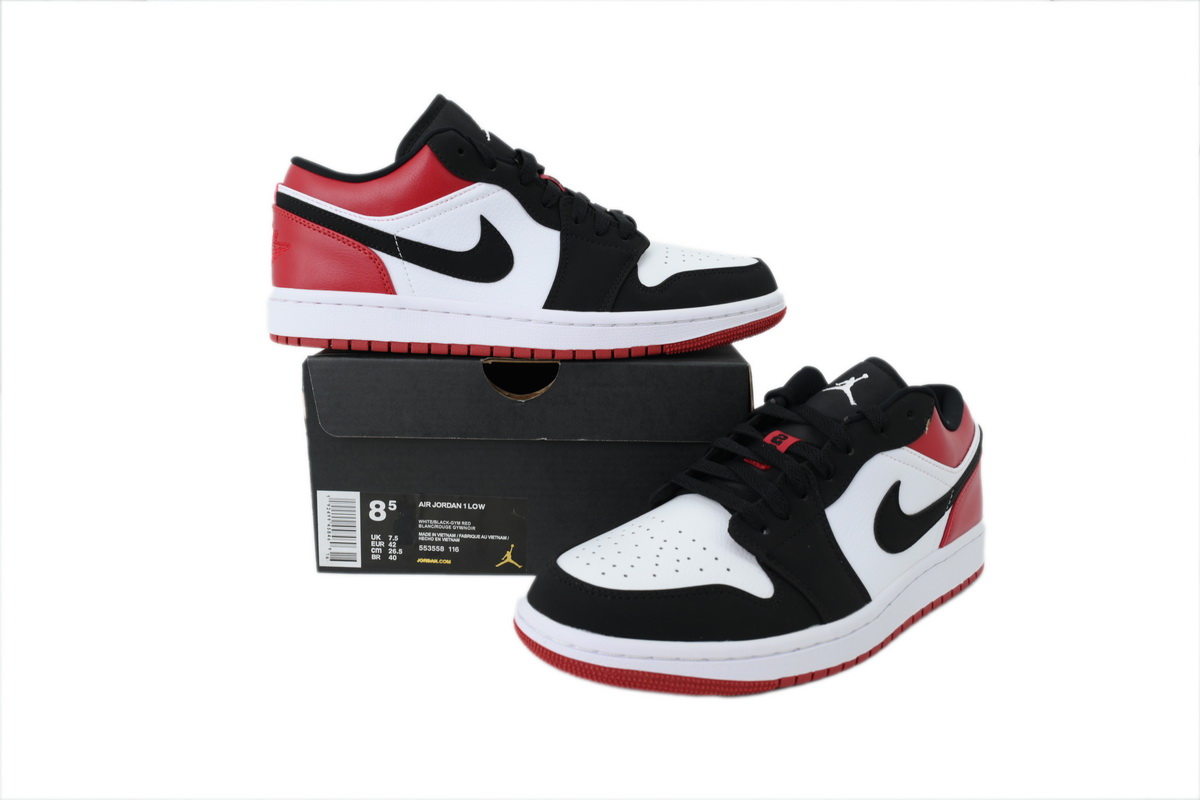 Air Jordan 1 Low Black Toe OG081207