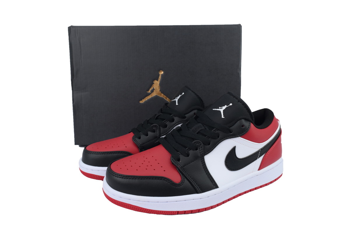 Air Jordan 1 Low Bred Toe OG081209