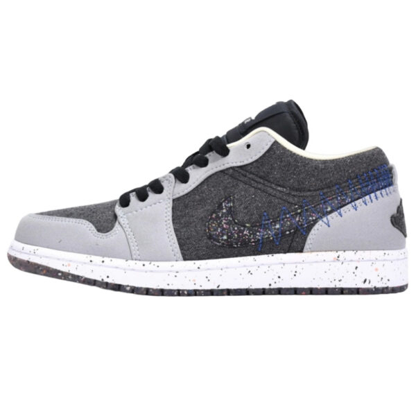 Air Jordan 1 Low Crater Black Grey OG081212