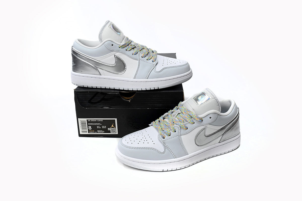 Air Jordan 1 Low Tear Away Silver OG081377