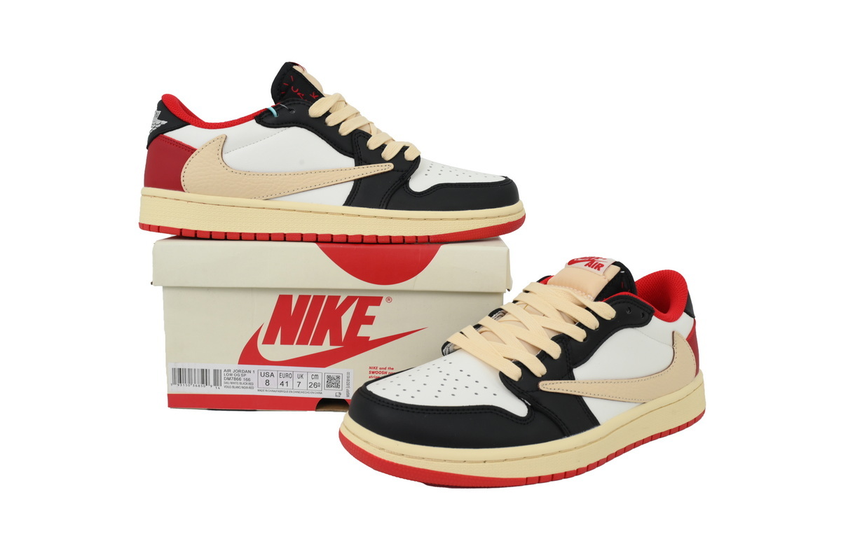 Travis Scott x Air Jordan 1 Low Black Red OG0814113