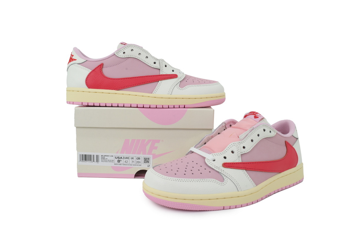Travis Scott x Air Jordan 1 Low Hot Powder Pouring OG0814116