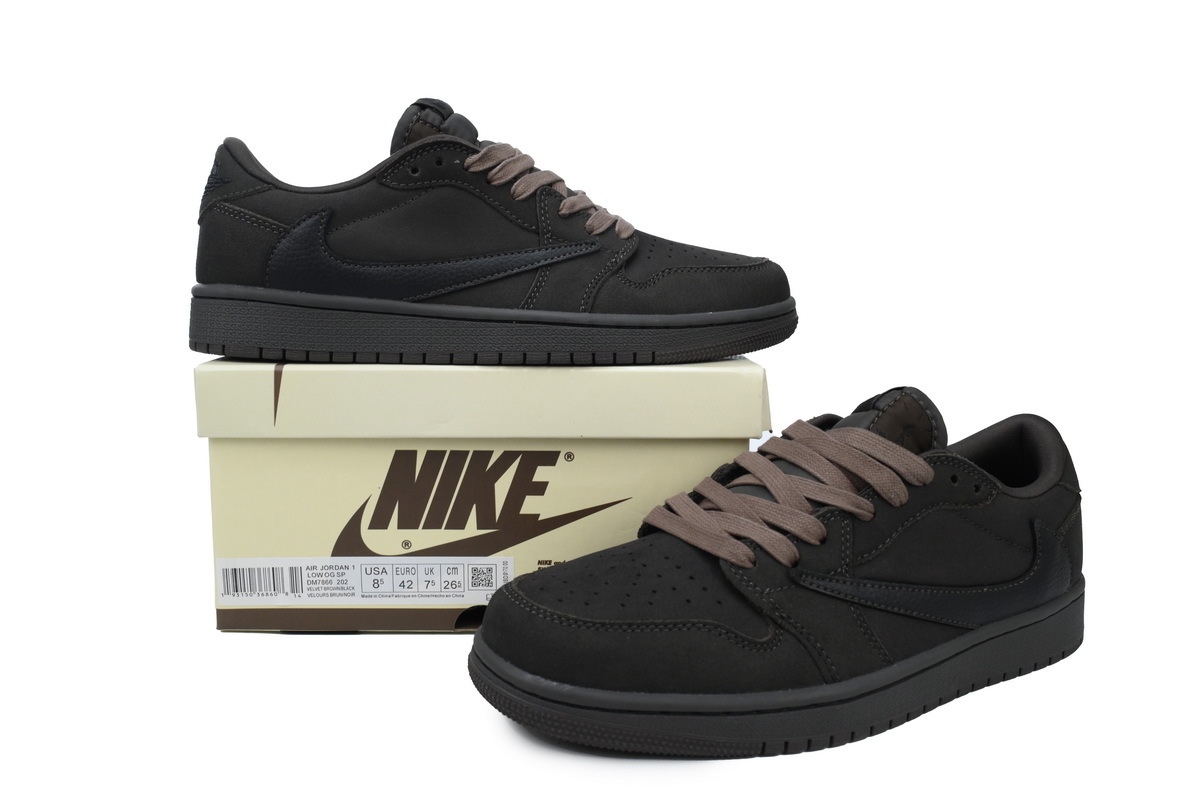Travis Scott x Air Jordan 1 Low OG SP Velvet Brown OG0814119