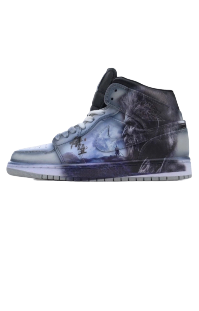 Air Jordan 1 Mid Black Myth Wukong v2 Shoes Sneakers OG0814142