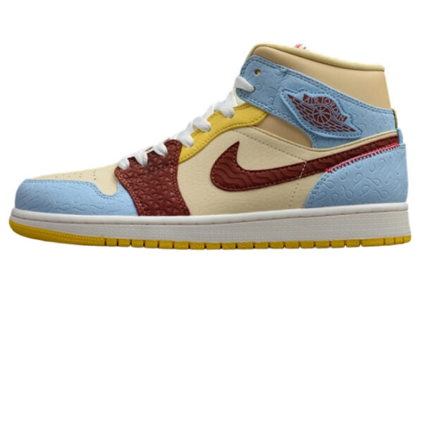 Air Jordan 1 Mid SE Fearless Maison Chateau Rouge OG0815166