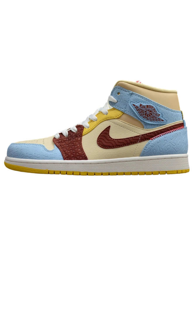 Air Jordan 1 Mid SE Fearless Maison Chateau Rouge OG0815166