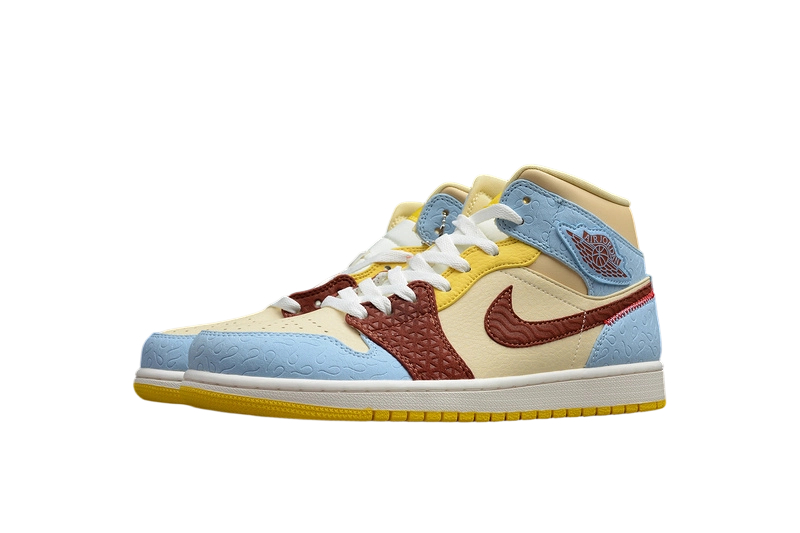 Air Jordan 1 Mid SE Fearless Maison Chateau Rouge OG0815166