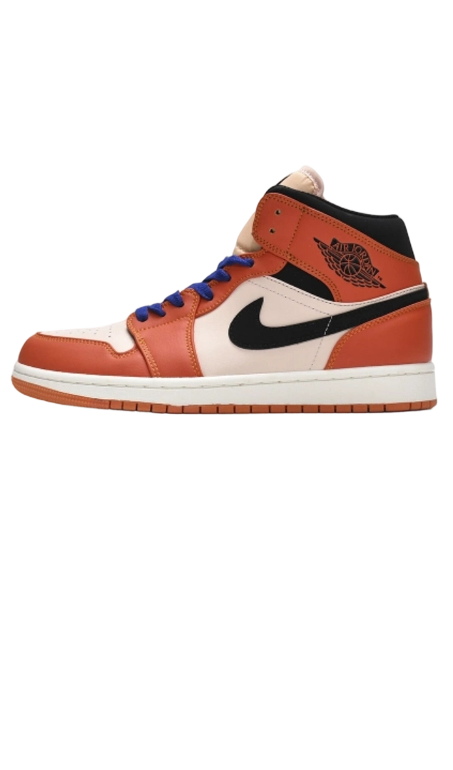 Air Jordan 1 Mid Team Orange Black OG0815173