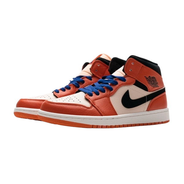 Air Jordan 1 Mid Team Orange Black OG0815173