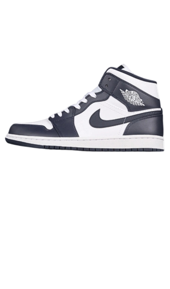 Air Jordan 1 Mid White Metallic Gold Obsidian OG0815174