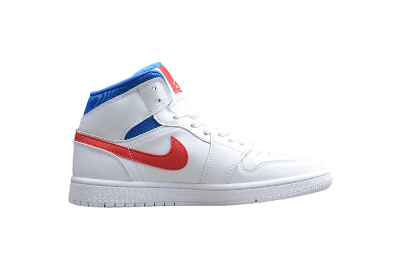 Air Jordan 1 Mid White Red Royal OG0815175