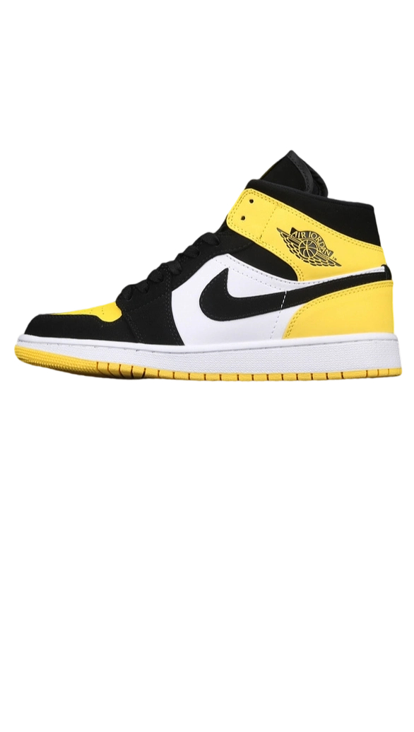 Air Jordan 1 Mid Yellow Toe Black OG0815179