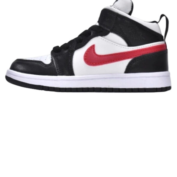 Air Jordan 1 Kids Shoes Mid Black Gym Red OG0815183