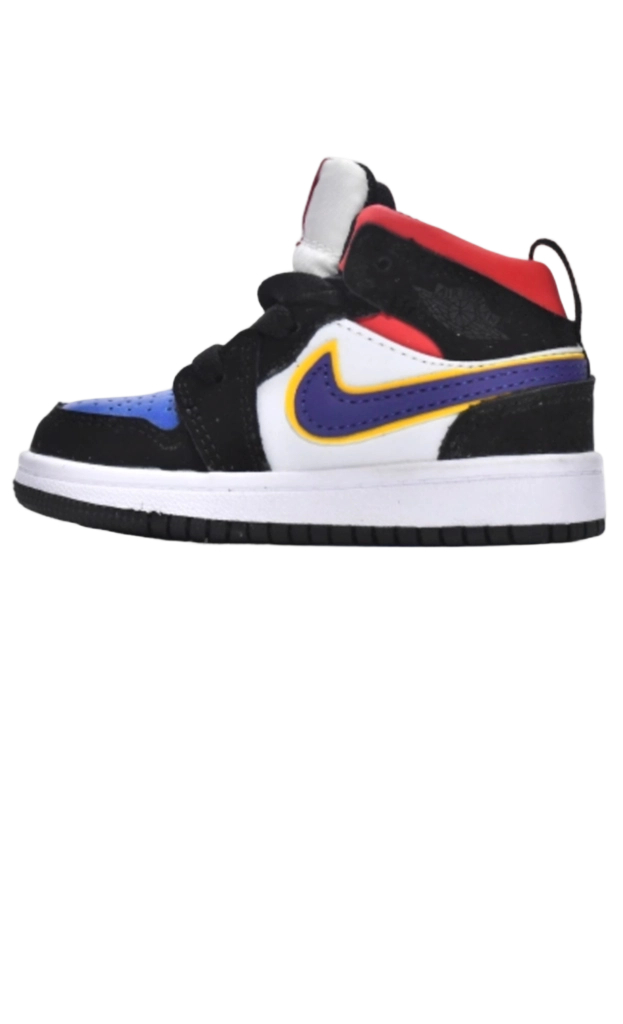Air Jordan 1 Kids Shoes Mid Lakers Top 3 OG0815186
