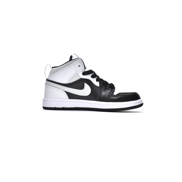 Air Jordan 1 Kids Shoes Mid White Shadow OG0815193