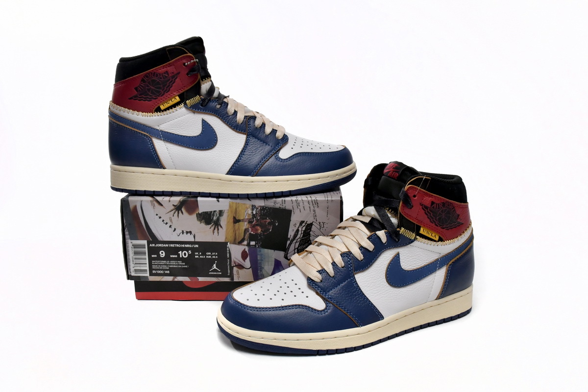 Air Jordan 1 Retro High Union Los Angeles Blue Toe OG0818316
