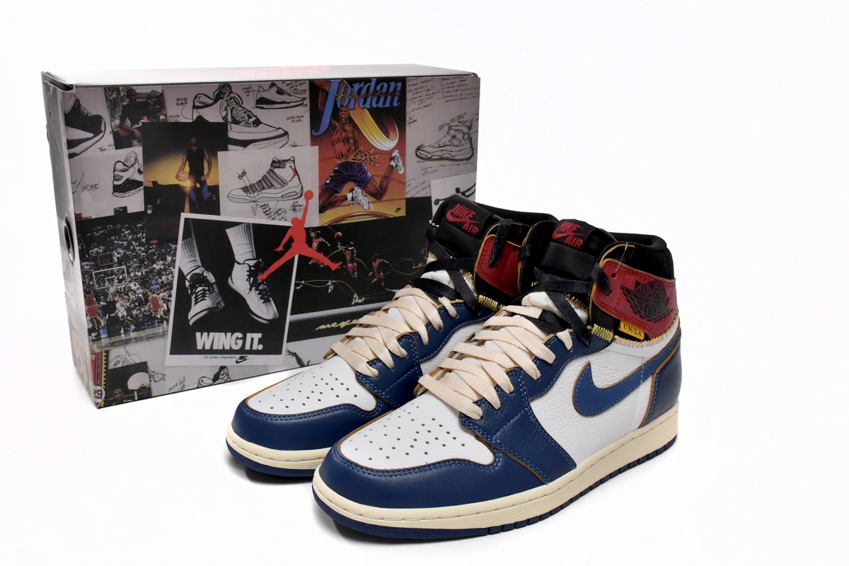 Air Jordan 1 Retro High Union Los Angeles Blue Toe OG0818316