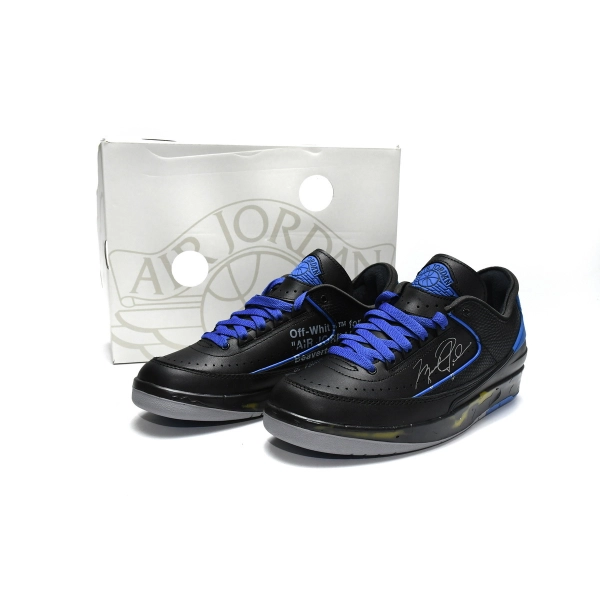 Air Jordan 2 Retro Low SP Black Blue OG0819325