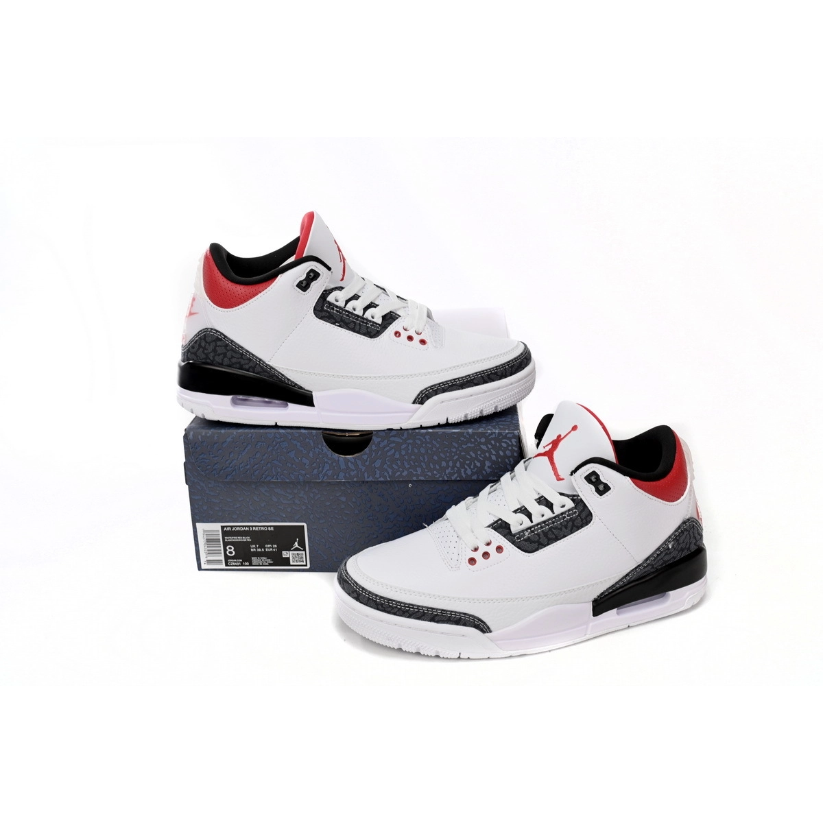 Air Jordan 3 Retro SE Fire Red Denim OG0819366