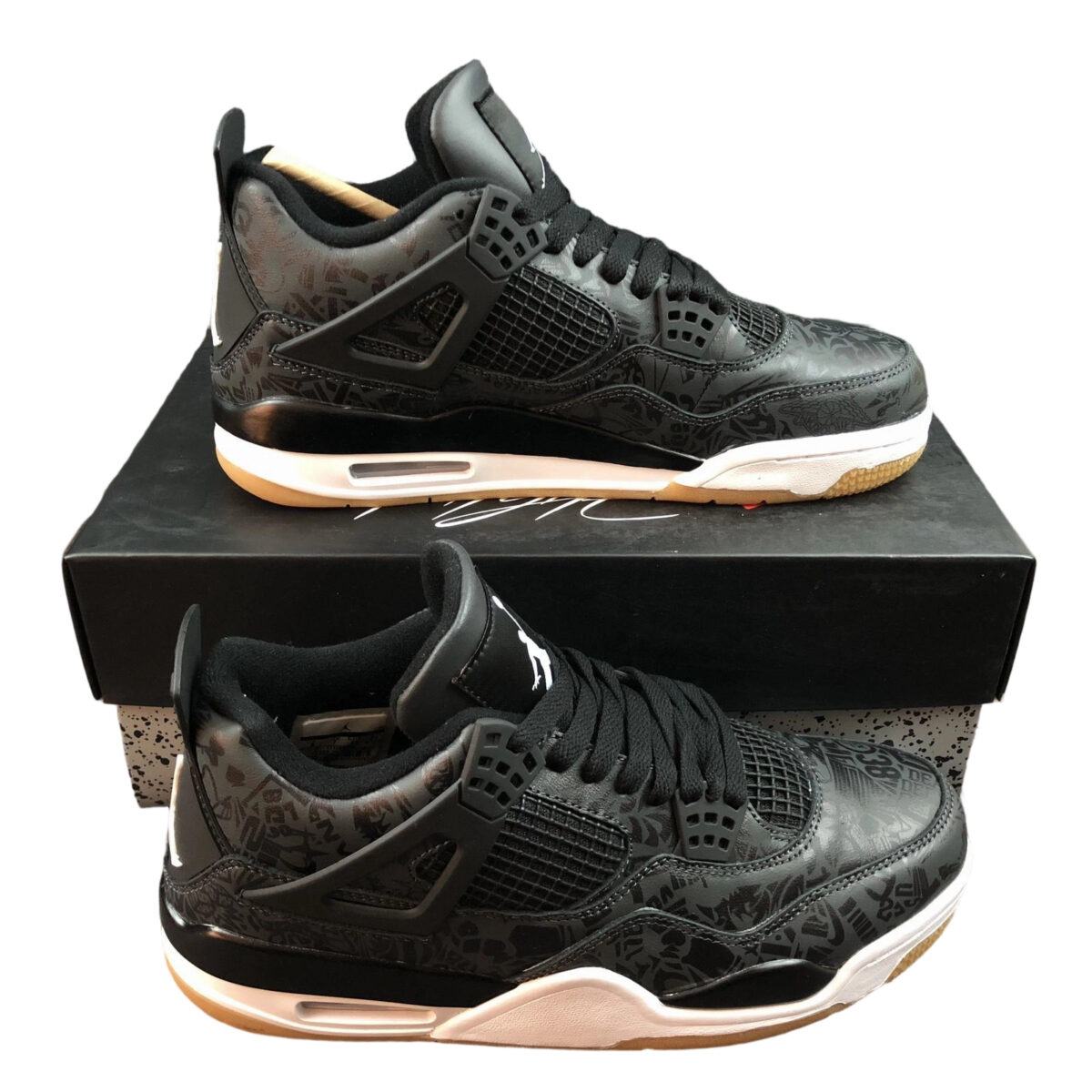 Air Jordan 4 Retro Laser Black Gum OG0820428