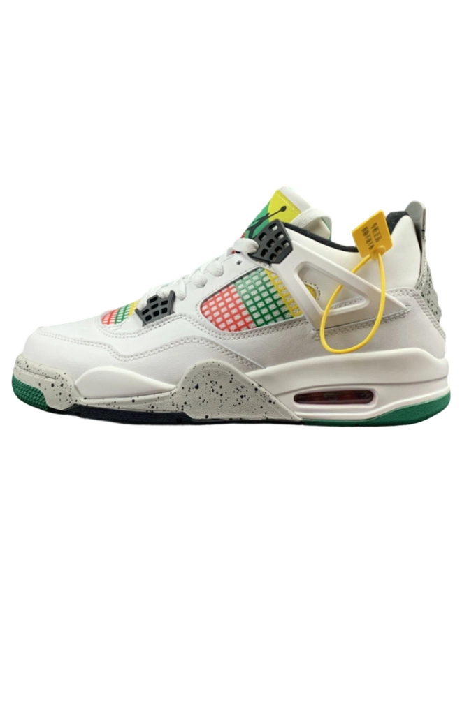 Air Jordan 4 Retro Lucid Green Rasta OG0821432