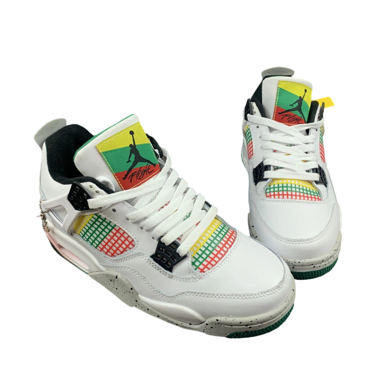 Air Jordan 4 Retro Lucid Green Rasta OG0821432