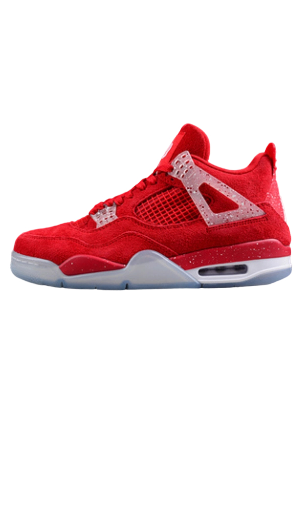 Air Jordan 4 Retro Wine red ink splashing OG0822490