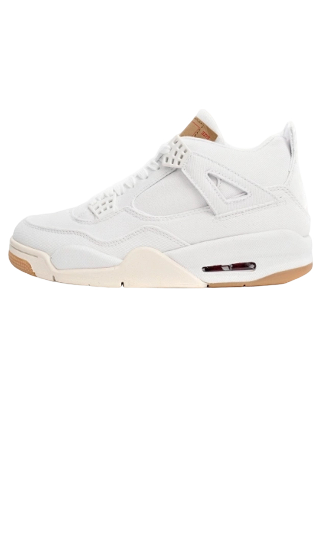 Levis x Air Jordan 4 White OG0822507