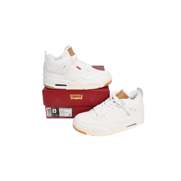 Levis x Air Jordan 4 White OG0822507