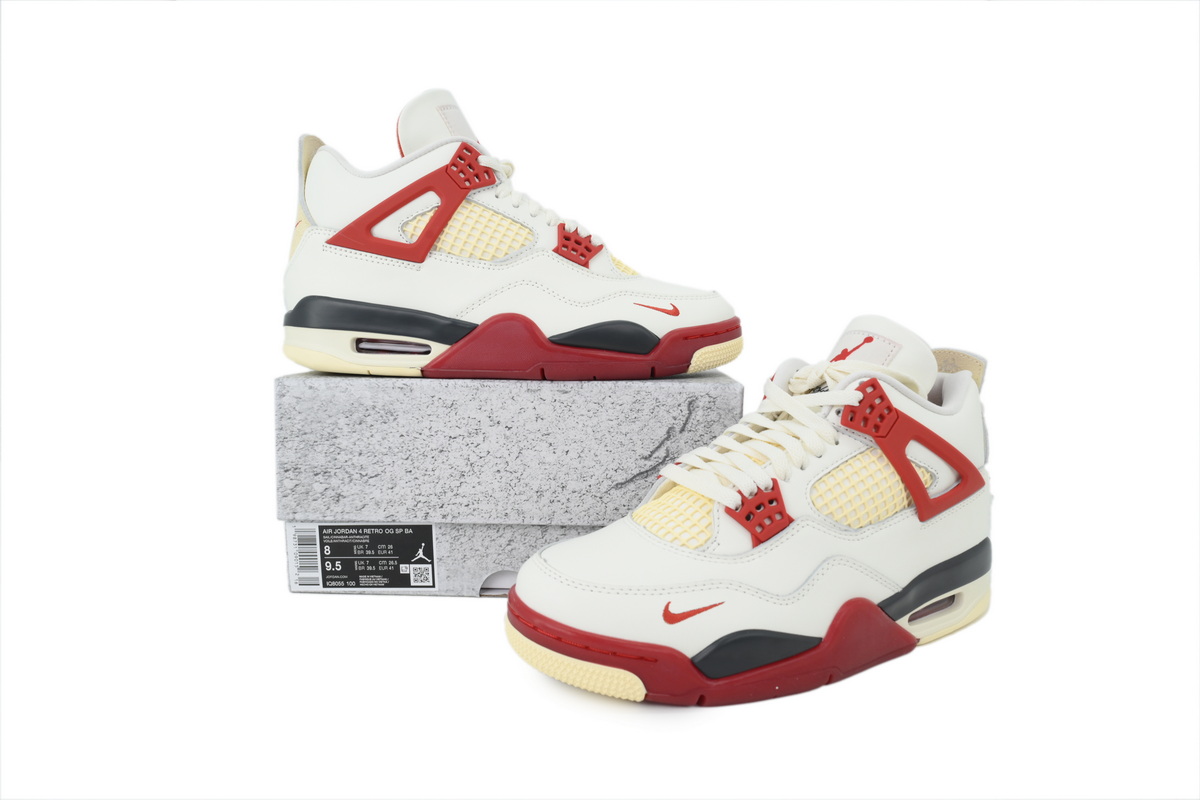 Nigel Sylvester x Air Jordan 4 “Brick After Brick” Sail/Cinnabar-Black OG0822508