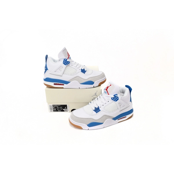 Nike SB x Air Jordan 4 White Blue OG0822513