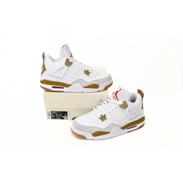 Nike SB x Air Jordan 4 White Brown OG0822514