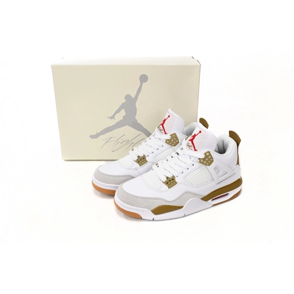 Nike SB x Air Jordan 4 White Brown OG0822514