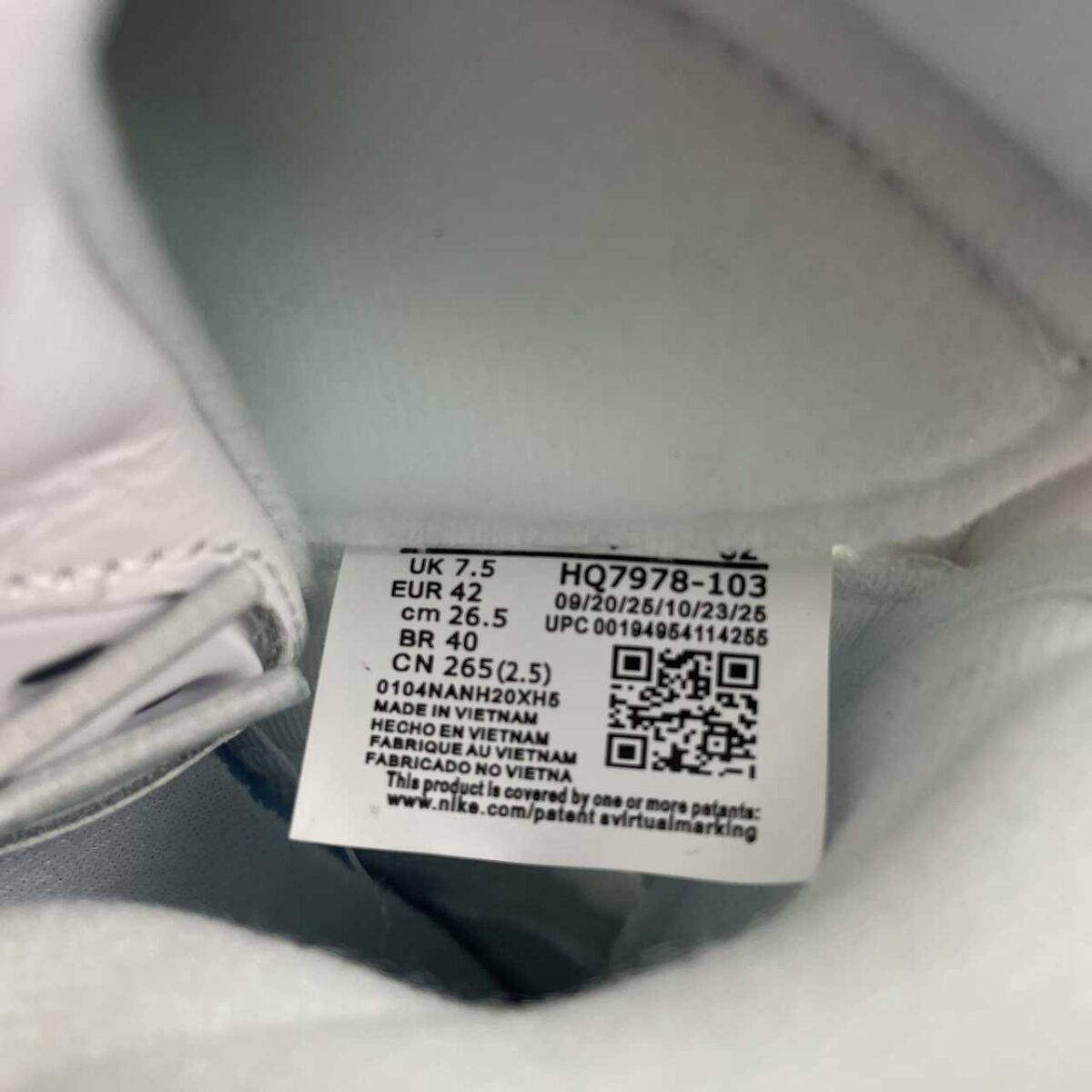 Air Jordan 5 Retro White Metallic OG0826558