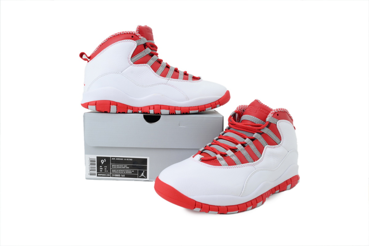 Air Jordan 10 Retro GS White Red OG0827622