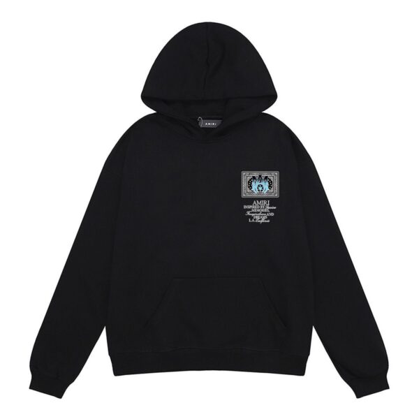 AMIRI Bandana Hoodie Black OG0828440