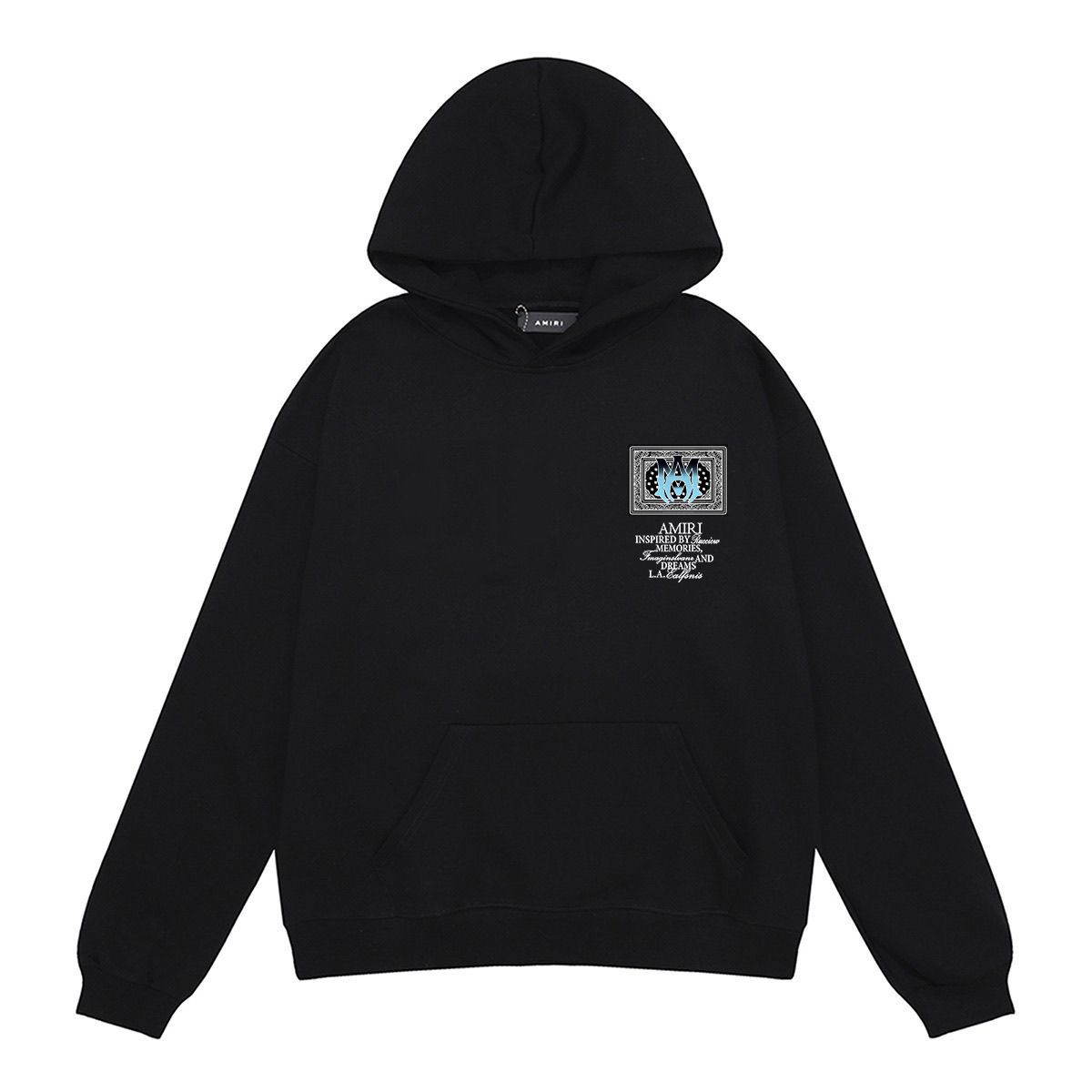 AMIRI Bandana Hoodie Black OG0828440