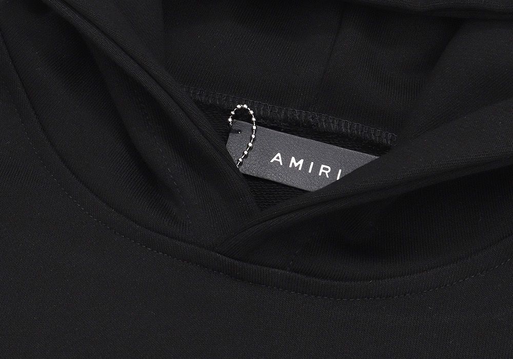 AMIRI Bandana Hoodie Black OG0828440