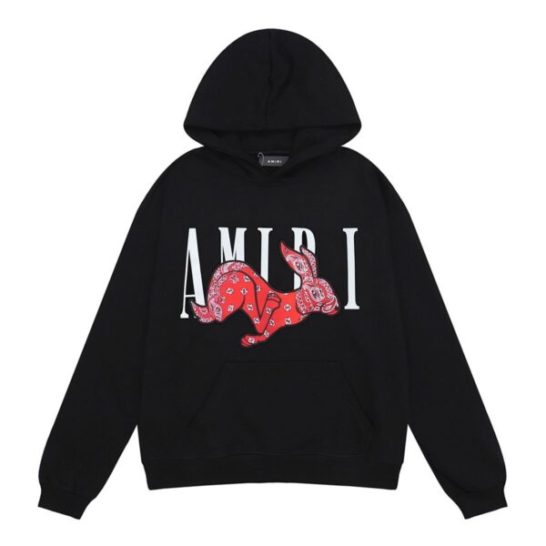 AMIRI Cny Rabbit Logo Hoodie Black OG0828442