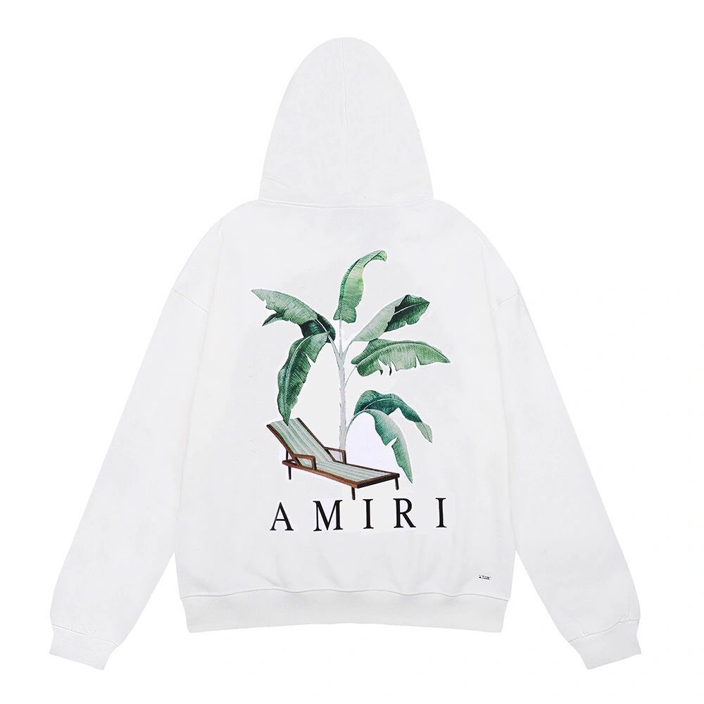 AMIRI Palm Tree Dubai Hoodie White OG0828450