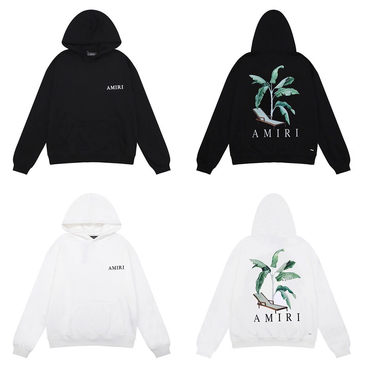 AMIRI Palm Tree Dubai Hoodie White OG0828450