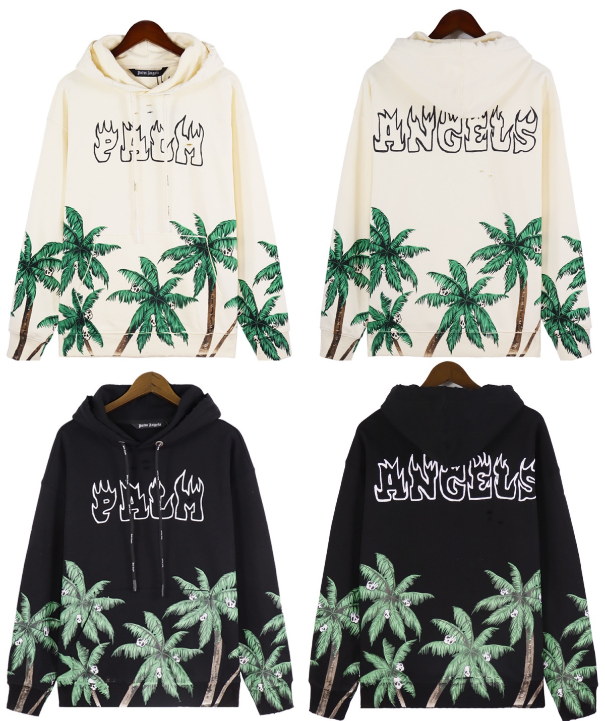 Palm Angels hoodie WhiteBlack OG0828462