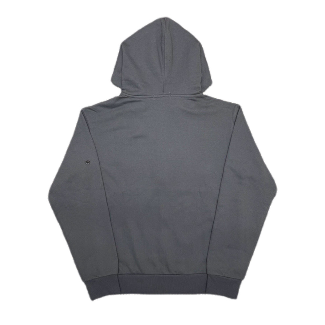 Stone Island Classic Logo Sleeve Patch Zipper Hoodie Deep gray OG0828483