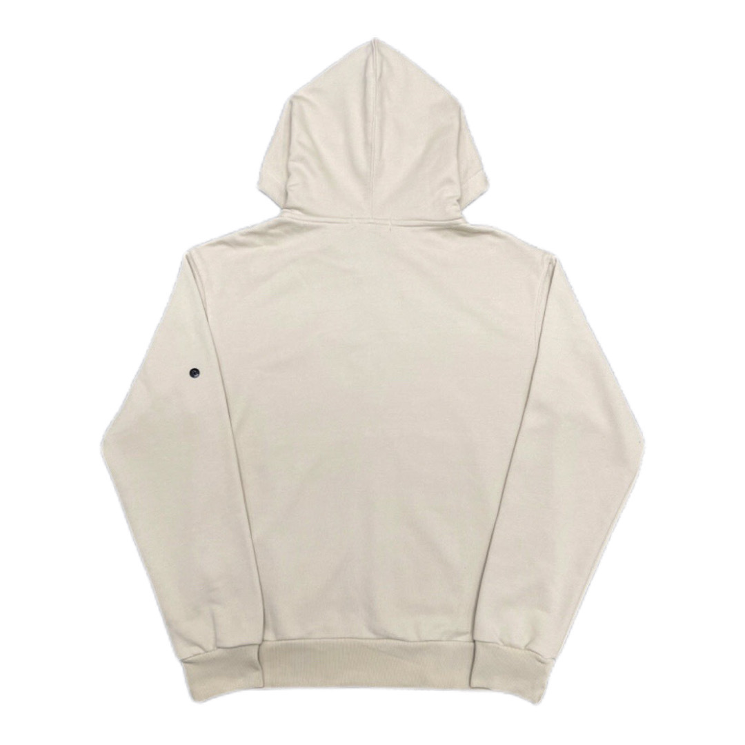 Stone Island Classic Logo Sleeve Patch Zipper Hoodie apricot OG0828486
