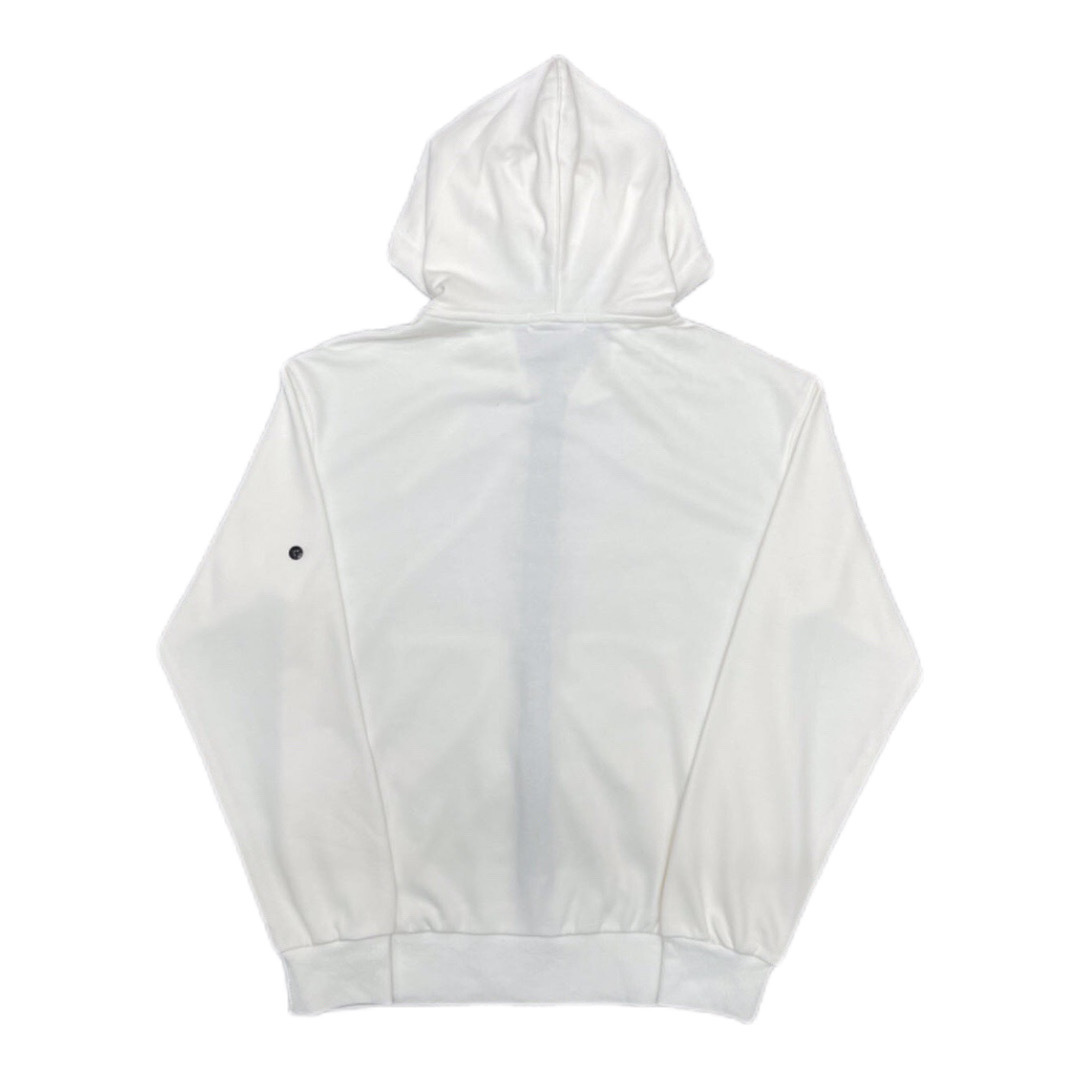Stone Island Classic Logo Sleeve Patch Zipper Hoodie White OG0828488